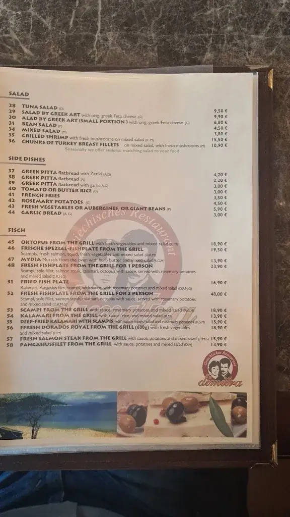 Menu_Greek Restaurant Dimitra_Abtissendorf_image_3
