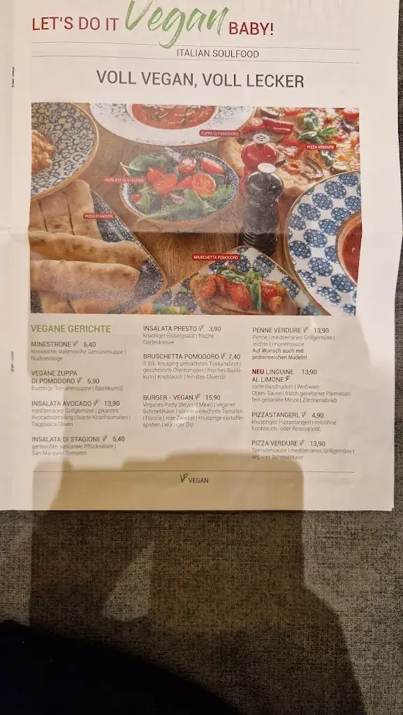 Menu_the italian Seiersberg_Abtissendorf_immagine_1