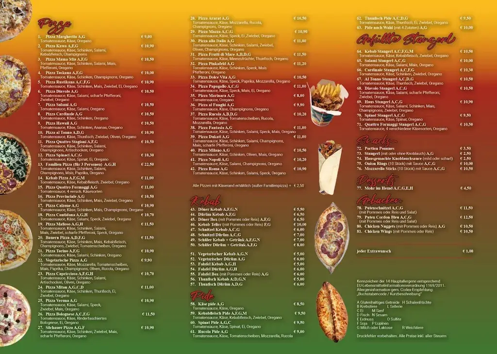 Menu_Pizzeria Kawa_Pinkafeld_immagine_1