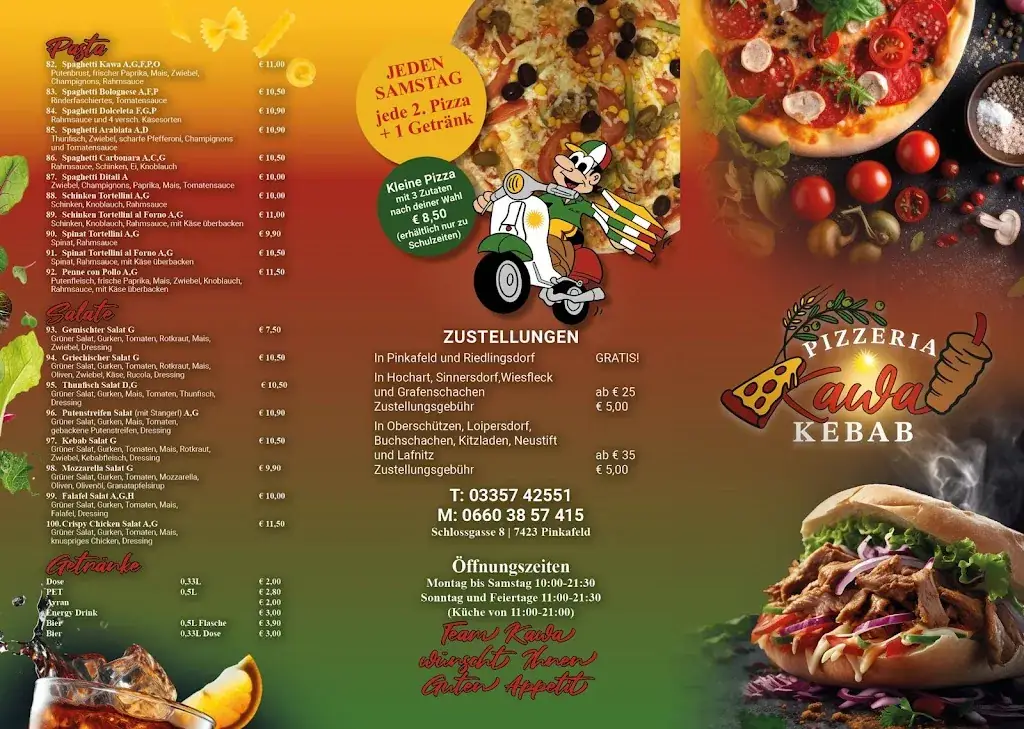 Menu_Pizzeria Kawa_Pinkafeld_immagine_2
