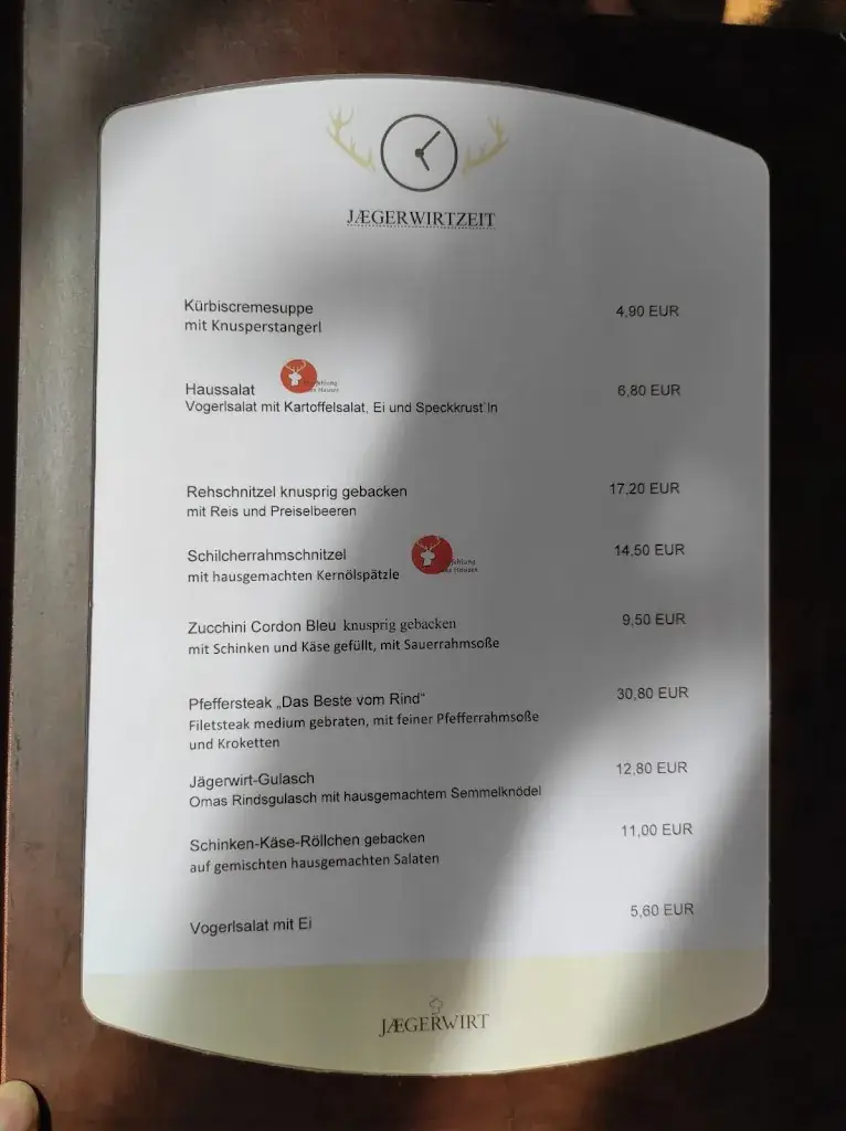 Menu_Gasthaus Jägerwirt Christian und Ulrike Strohmayer_Aibl_immagine_1