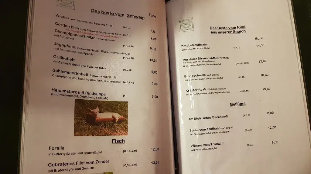 Menu_Landgasthof Sepplwirt - Familie Blumrich_Allerheiligen im Mürztal_immagine_2