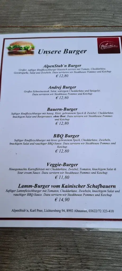 Menu_AlpenStub'n Losermaut_Altaussee_image_3
