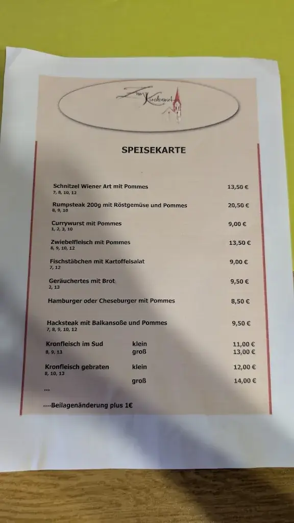 Menu_Zum Kirchenwirt_Arzberg_image_1