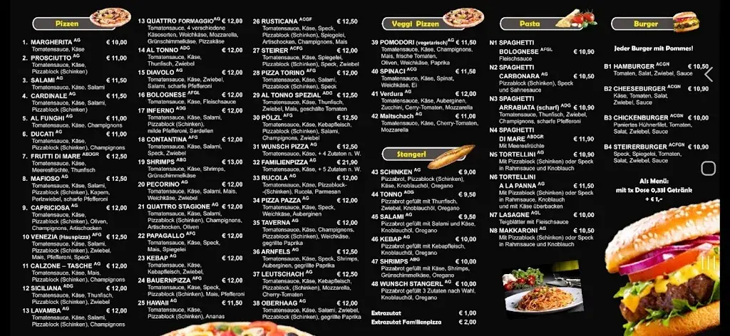 Menu_Pizzeria-Kebap Venezia_Arnfels_immagine_2