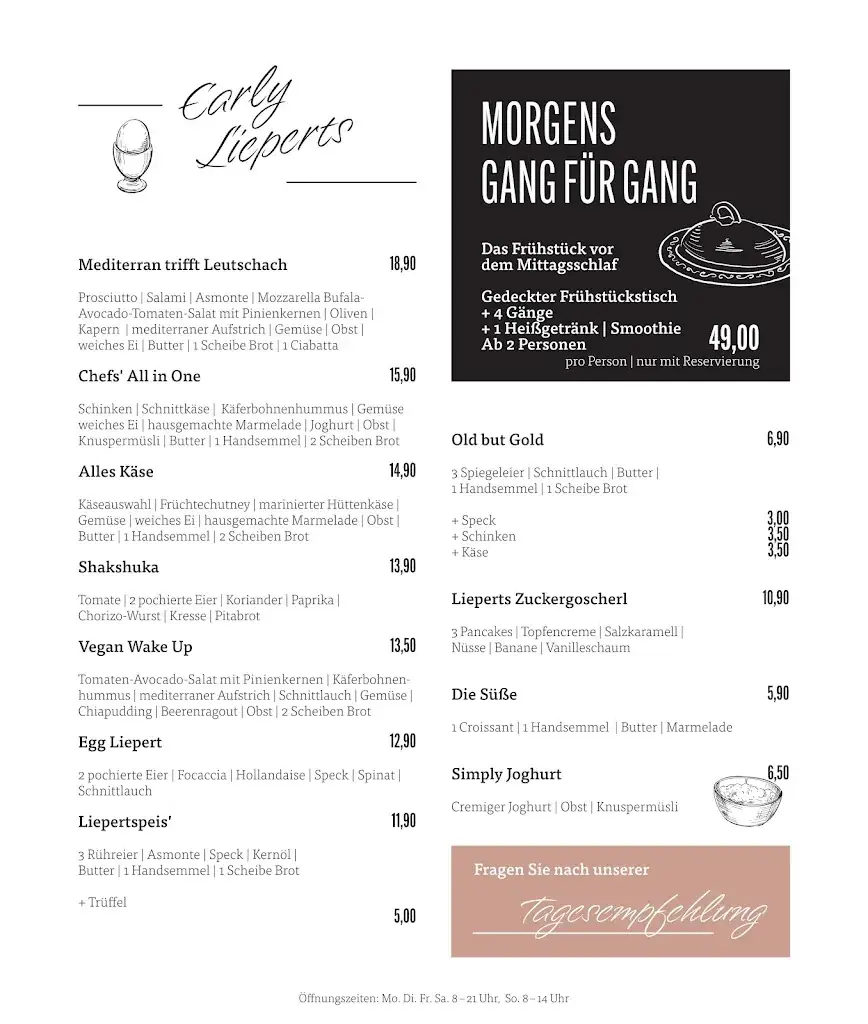 Menu_Lieperts CAFÈ DINNER ROOMS_Arnfels_immagine_2