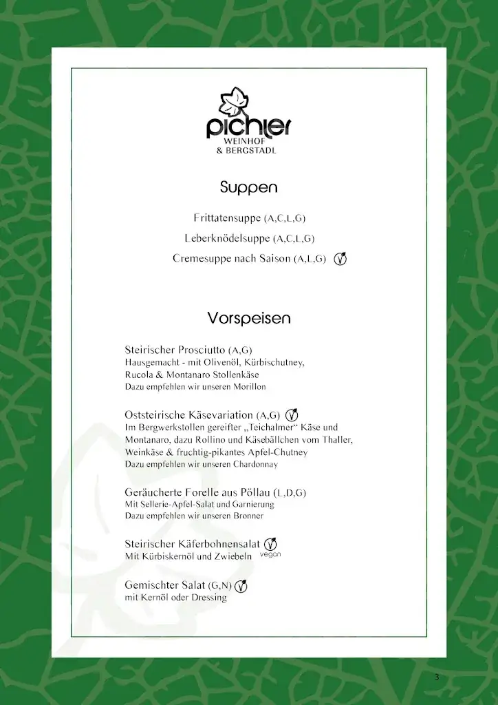 Menu_Bergstadl Pichler - Weinwirtshaus_Bad Blumau_image_2