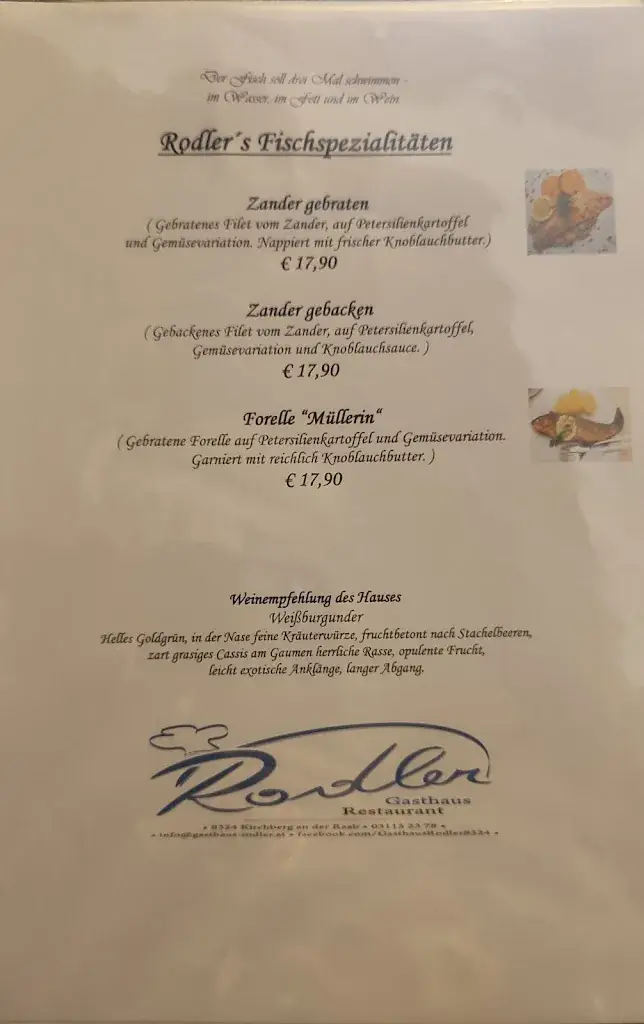 Menu_Gasthaus Restaurant Rodler_Auersbach_image_1