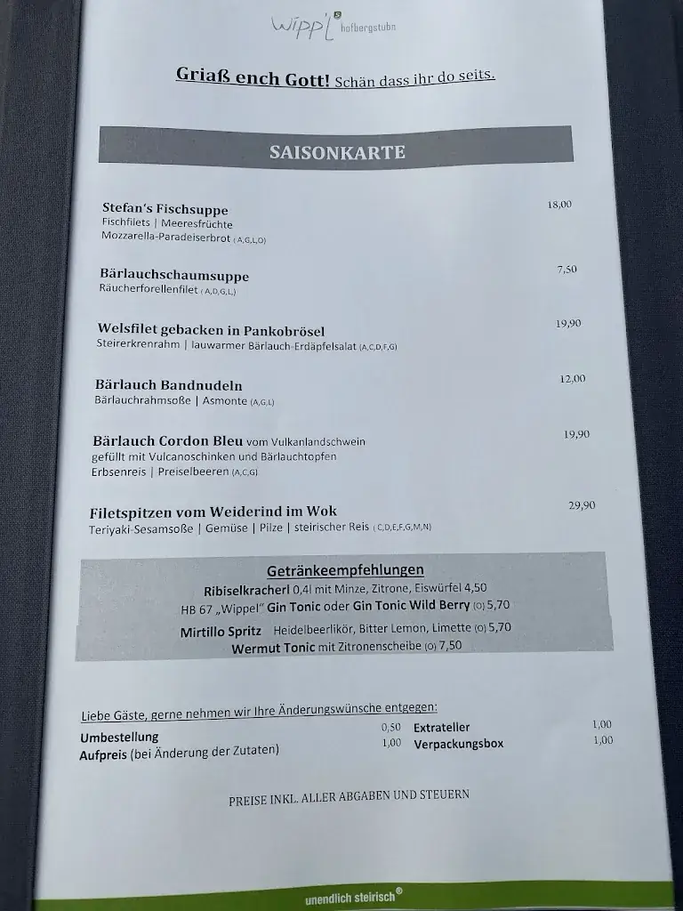 Menu_WIPPLs Hofbergstubn_Auersbach_immagine_1
