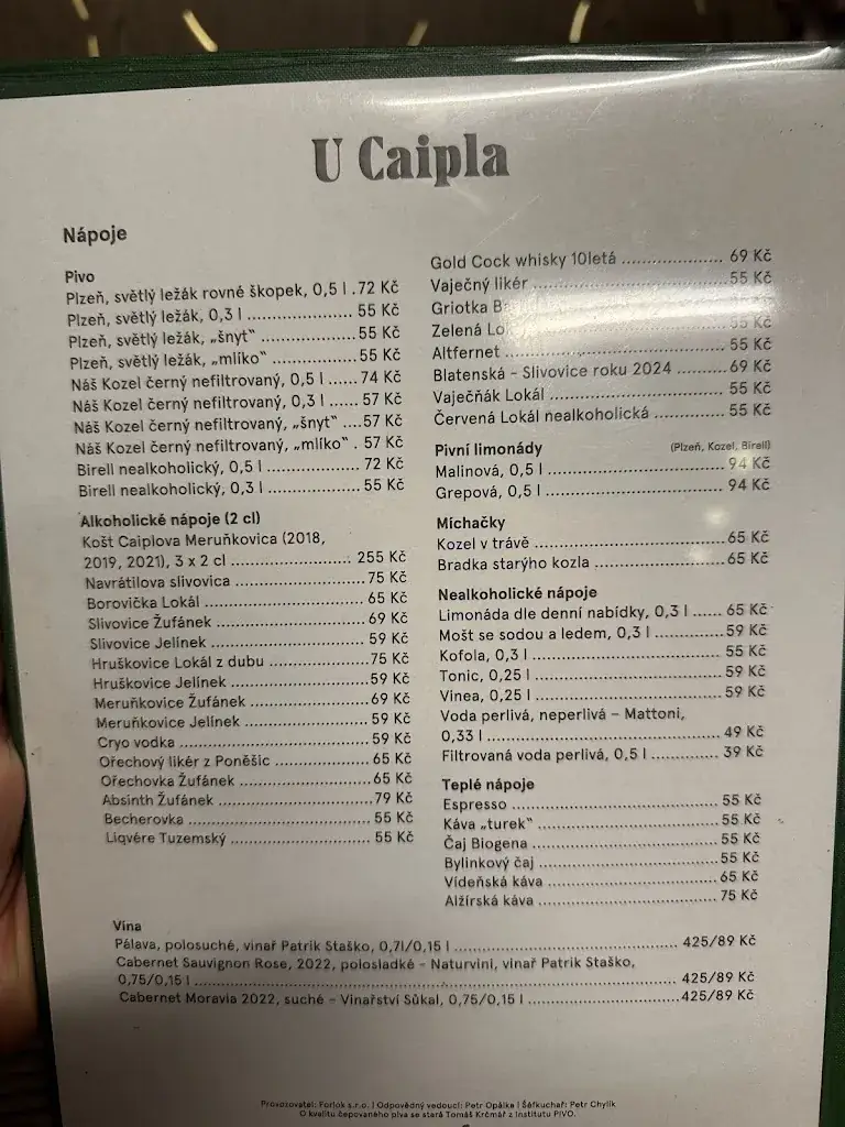 Menu_Lokál U Caipla_Brunn_immagine_4