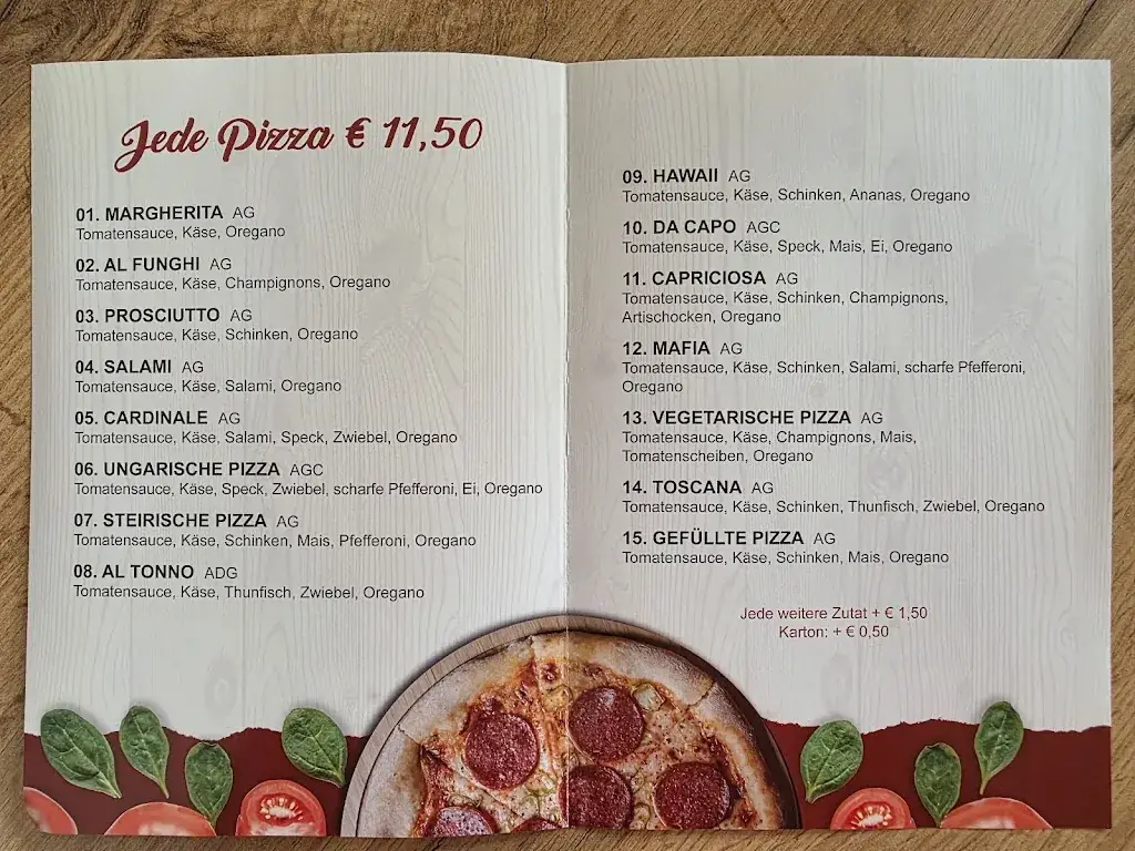 Menu_Pizzeria-Cafe-Bar Da Capo_Dechantskirchen_immagine_1