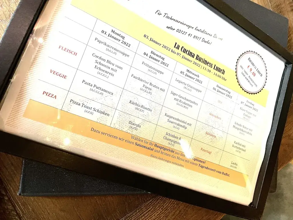 Menu_La Cucina - Hotel & Restaurant_Deutschfeistritz_image_2