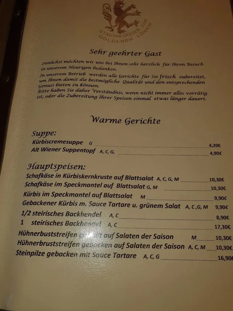 Menu_Stadtheuriger zum goldenen Löwen_Bad Radkersburg_image_1