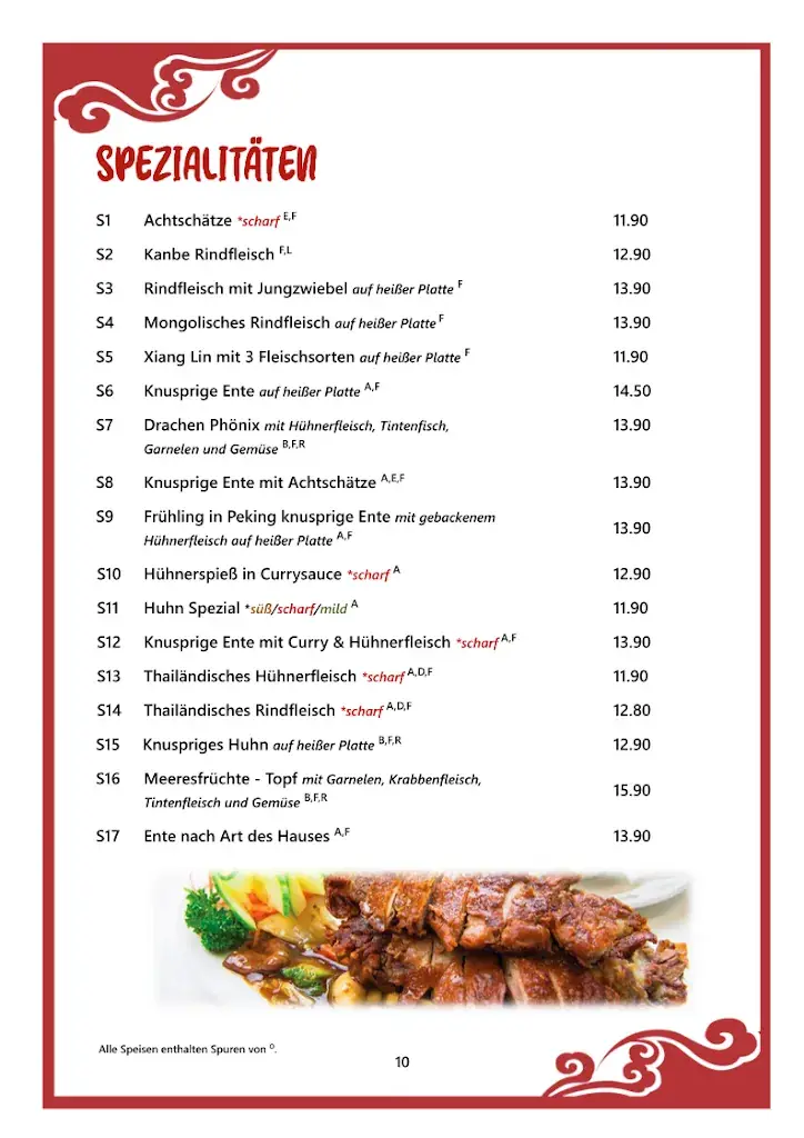 Menu_Restaurant China Haus_Bärnbach_immagine_1