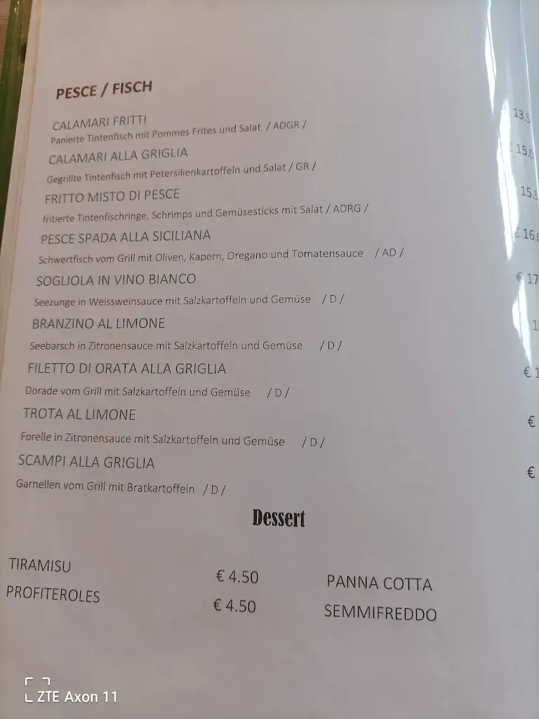 Menu_LA VITA Italian Restaurant_Eppenstein_immagine_4