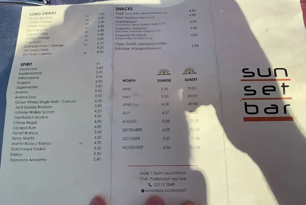Menu_Sunset-Bar_Podersdorf am See_image_4