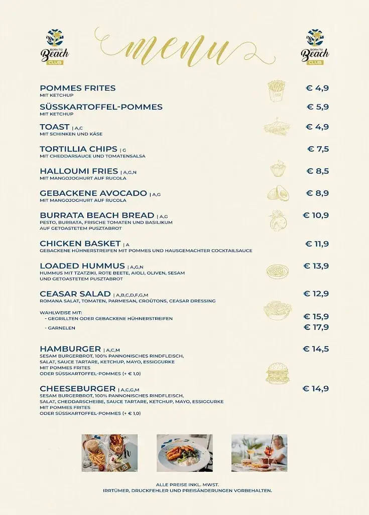 Menu_BORN TO BEACH CLUB | Podersdorf_Podersdorf am See_image_4