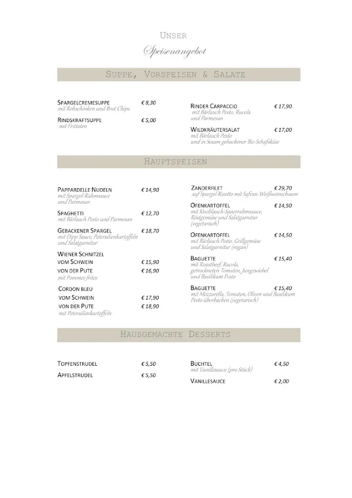 Menu_Restaurant-Seehotel Herlinde_Podersdorf am See_immagine_1