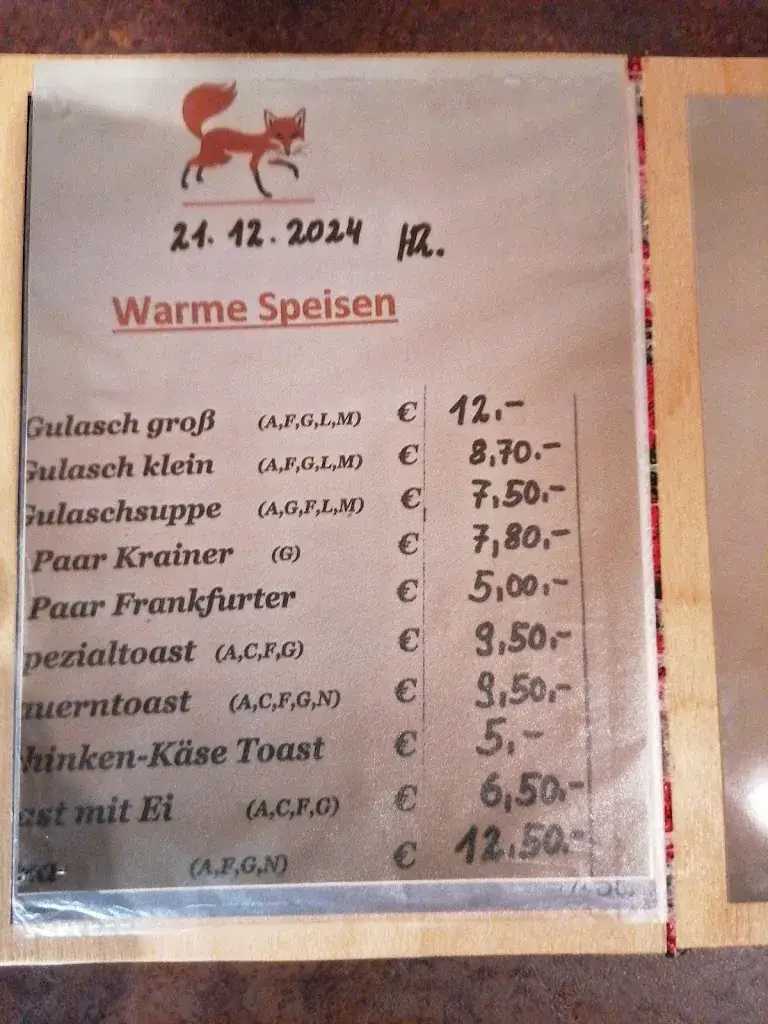 Menu_Gasthaus Fuchsbau_Eisenerz_immagine_1