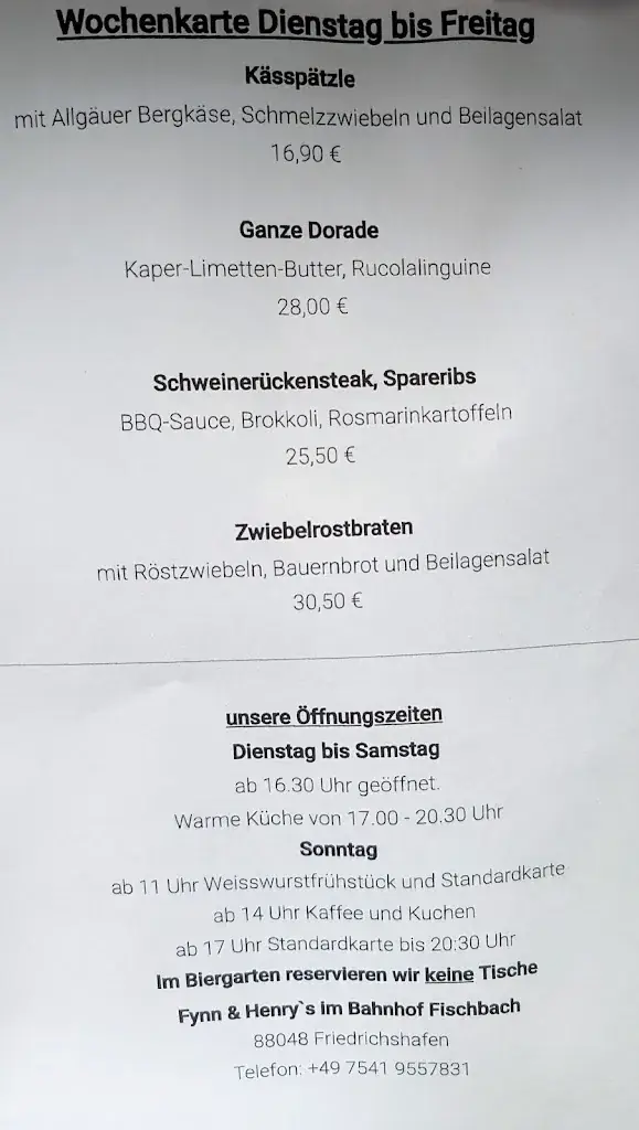 Menu_Bahnhof Fischbach_Fischbach_immagine_1