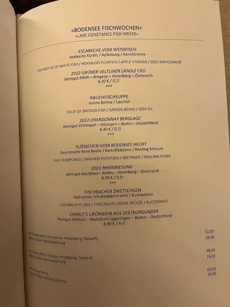 Menu_Die Speiserei im Maier_Fischbach_immagine_1