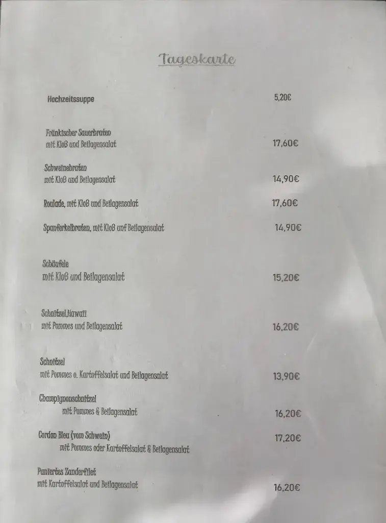 Menu_Speisegaststätte 