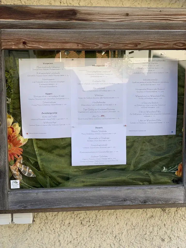 Menu_Restaurant & Hotel Zum Forsthaus_Fischbach_image_3