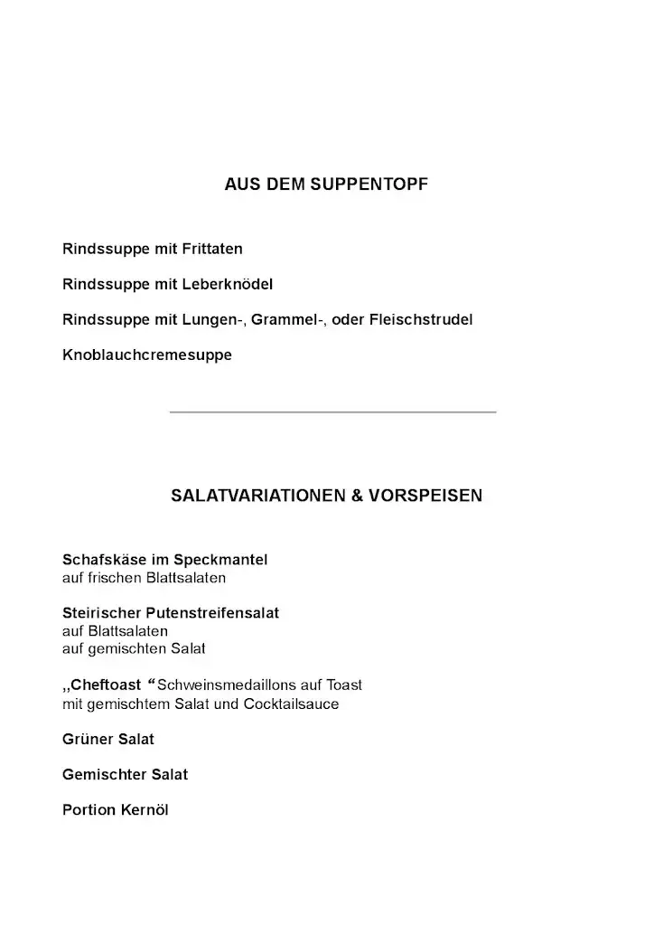 Menu_Restaurant Gästehaus Seiger_Feistritz bei Knittelfeld_image_3