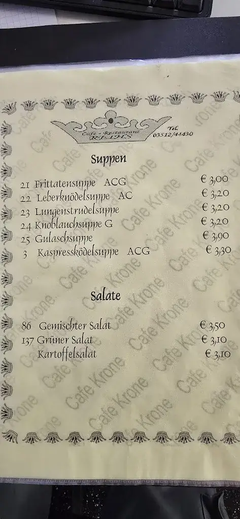 Menu_Cafe-Restaurant Krone_Feistritz bei Knittelfeld_image_3