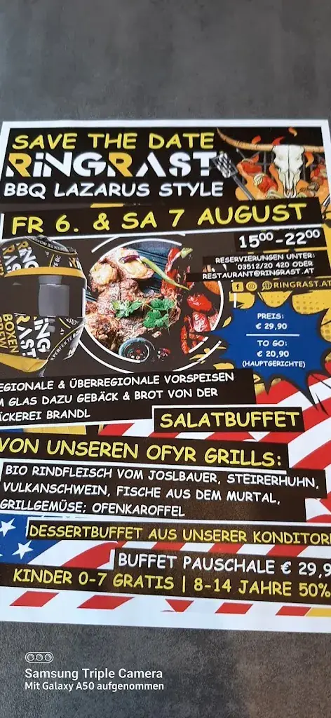 Menu_Ringrast Spielberg - Restaurant, Hotel, Raststätte und Mehr_Feistritz bei Knittelfeld_immagine_2