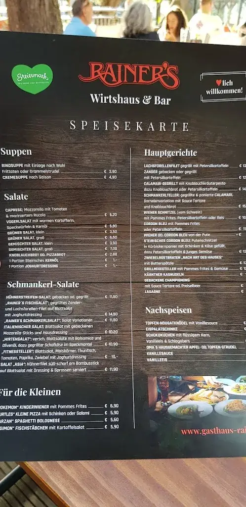 Menu_Rainer´s Gasthaus & Bar_Feistritz bei Knittelfeld_image_3