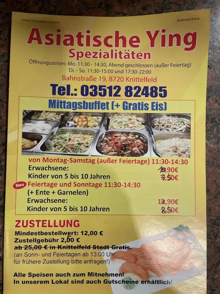 Menu_Chinesisch-Japanisches Restaurant YING_Feistritz bei Knittelfeld_immagine_3