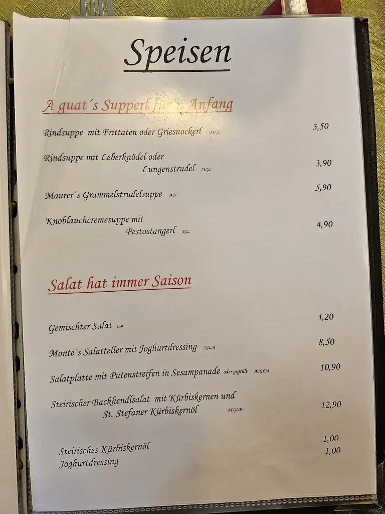 Menu_Cafe-Restaurant Monte Christo_Feistritz bei Knittelfeld_image_3