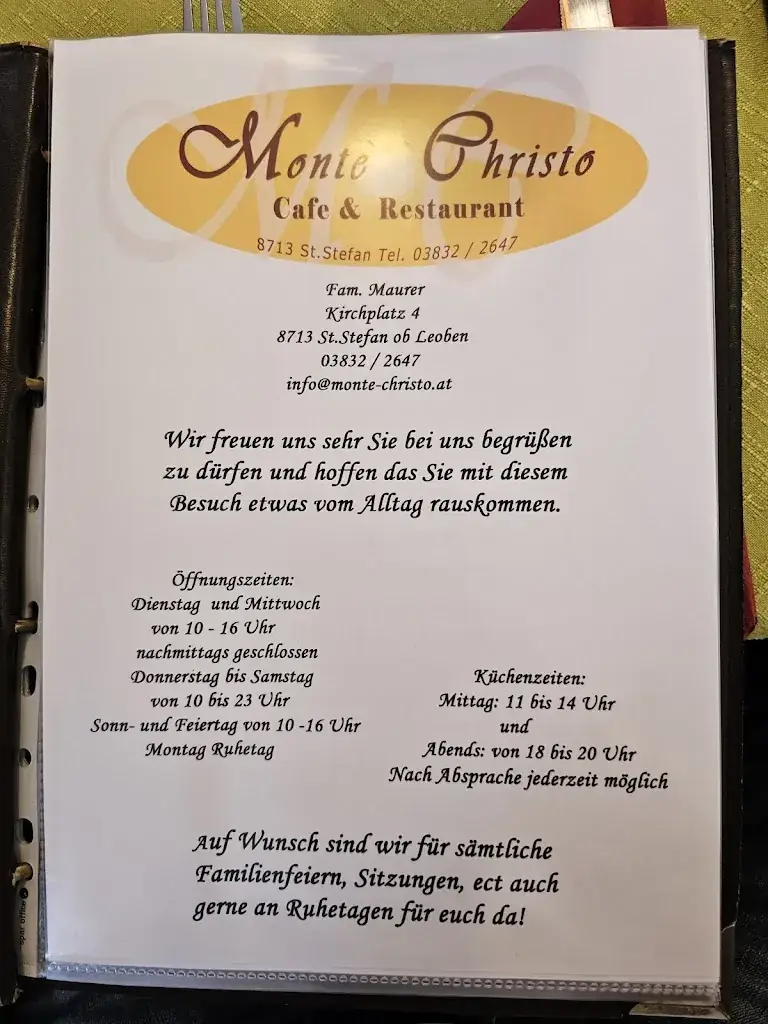 Menu_Cafe-Restaurant Monte Christo_Feistritz bei Knittelfeld_image_4