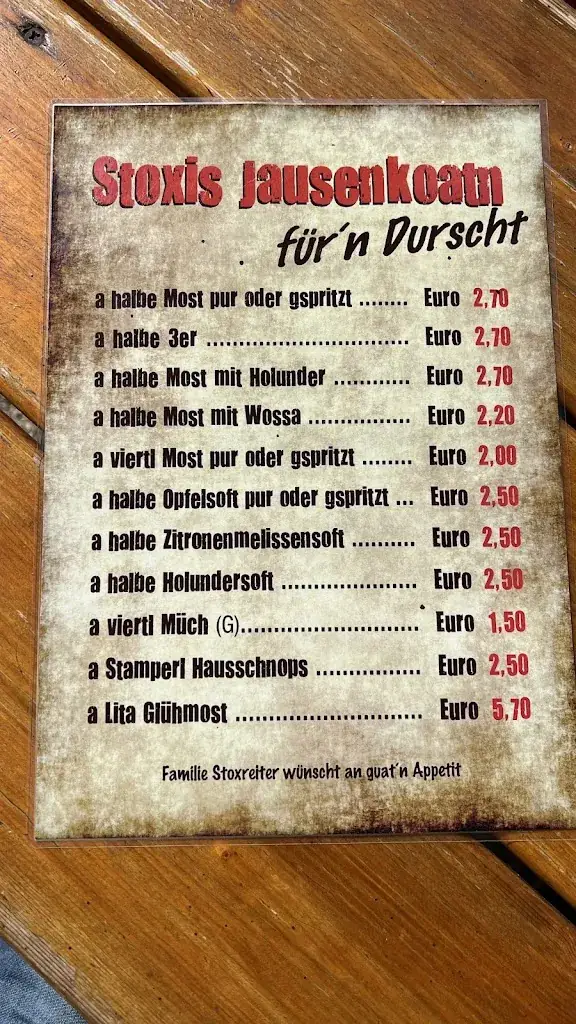 Menu_Stoxi's Mostschänke_Fohnsdorf_image_2