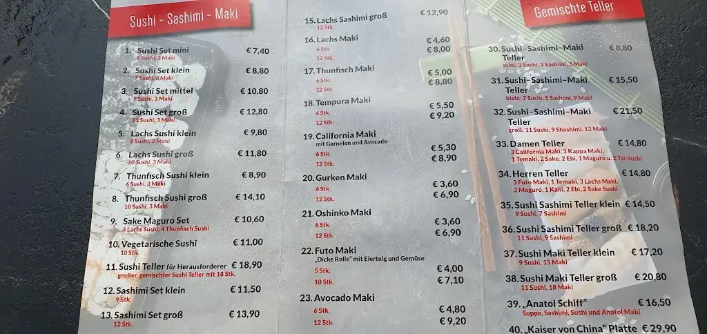 Menu_Kaiser von China Restaurant_Fohnsdorf_image_1