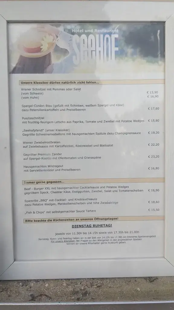 Menu_Hotel Restaurant Seehof Podersdorf am See_Podersdorf am See_image_2