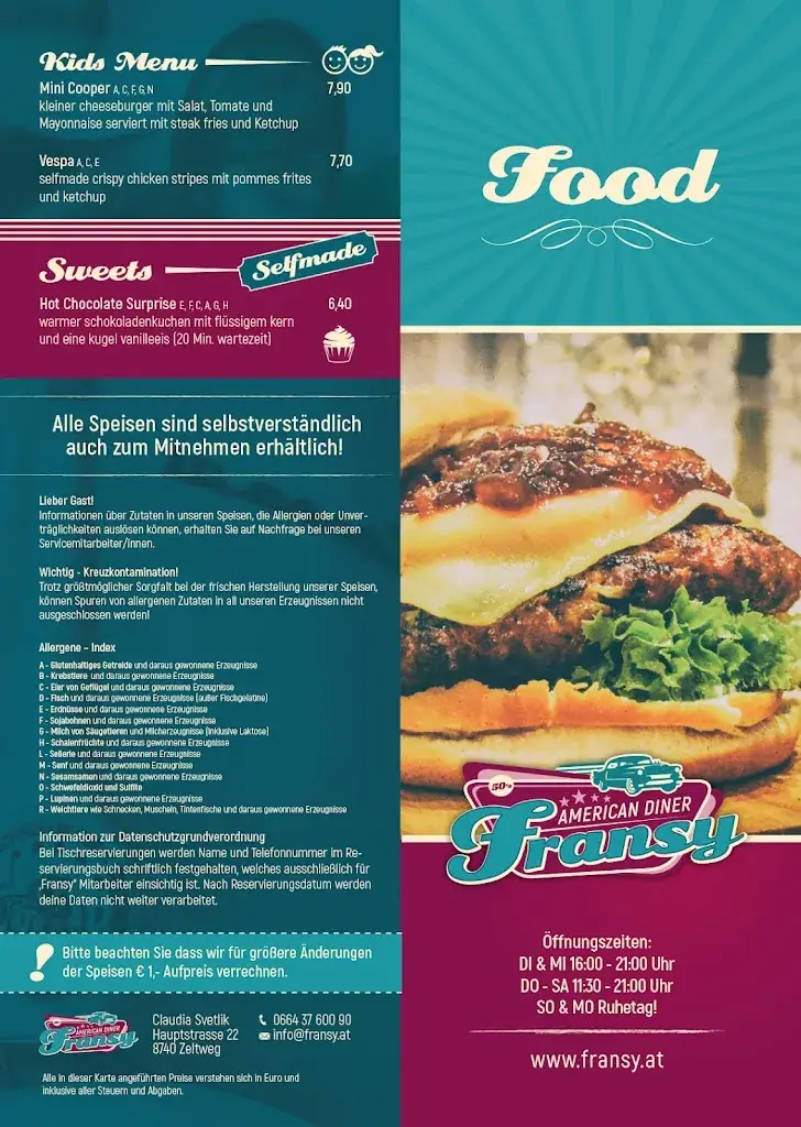 Menu_Fransy American Diner Zeltweg_Fohnsdorf_image_4