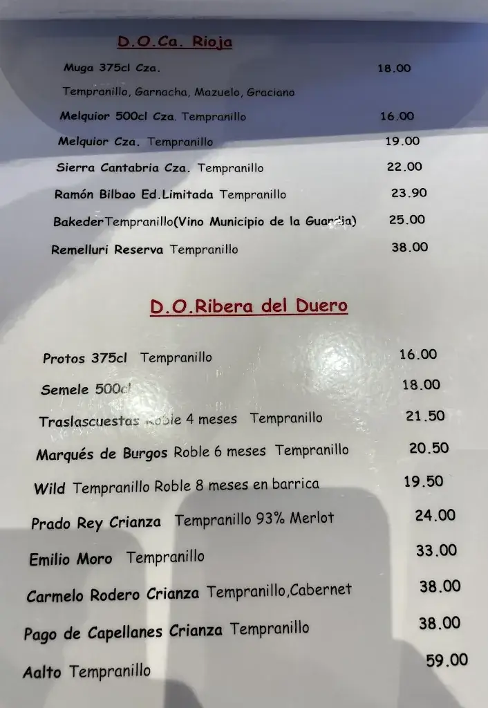 Menu_Restaurante La Gamella_Gaal_immagine_3