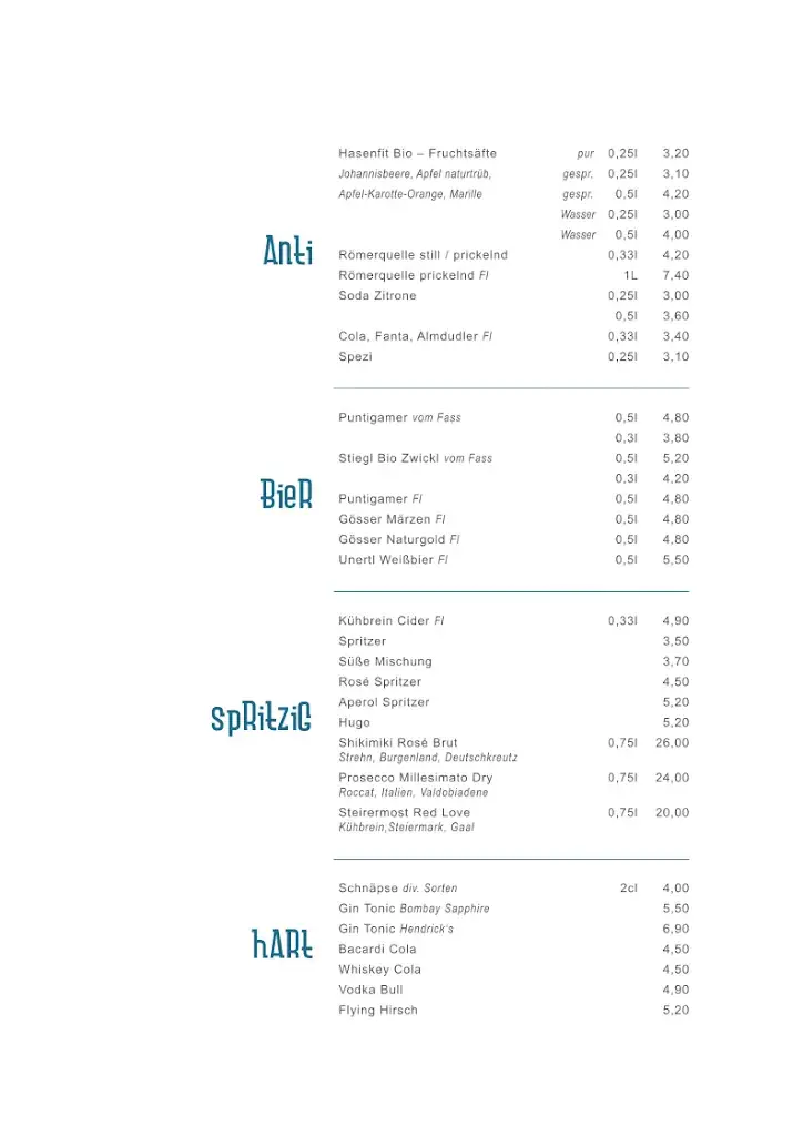 Menu_Gasthof zur Post_Flatschach_immagine_1