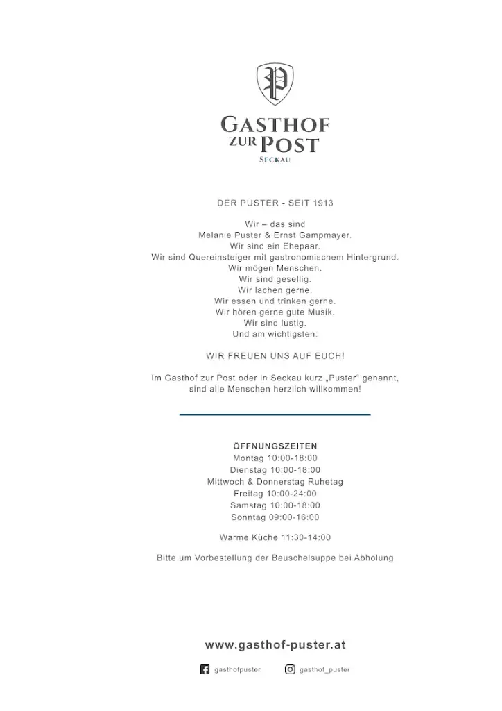 Menu_Gasthof zur Post_Flatschach_immagine_2