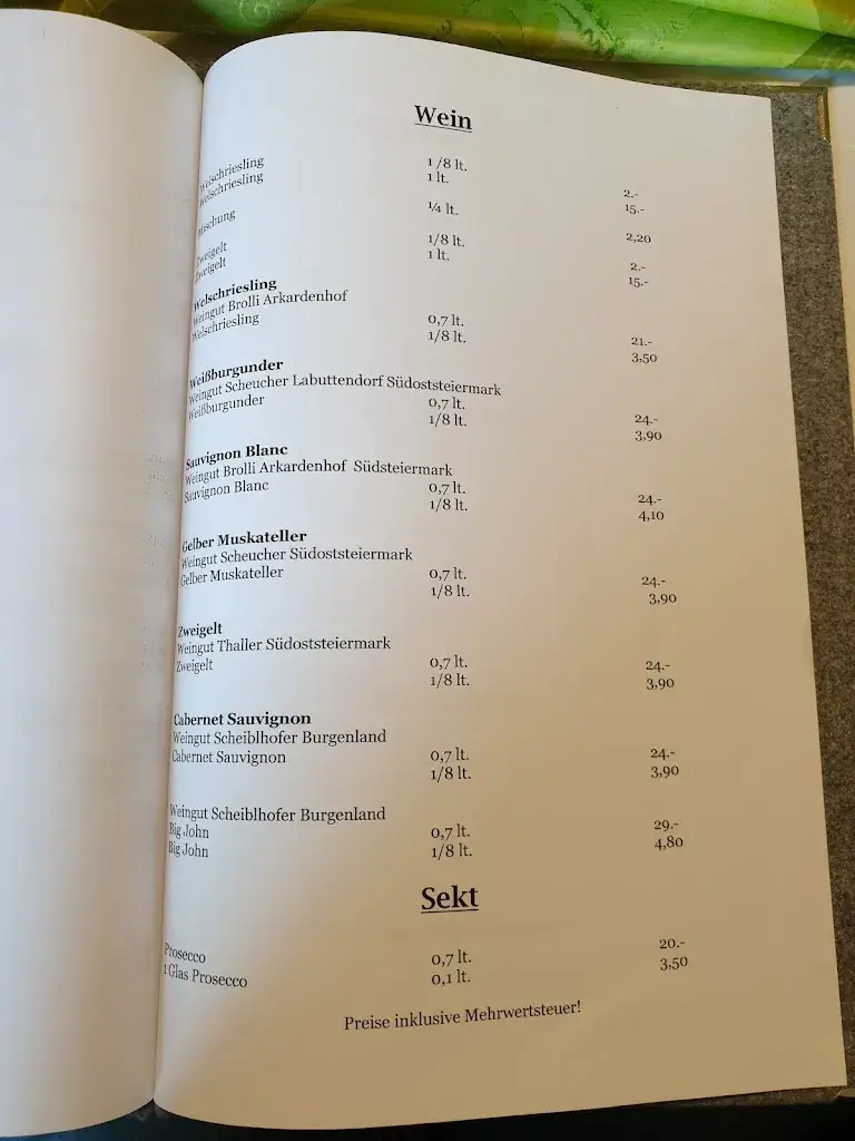 Menu_Häuserl im Wald Semriach - Gasthaus_Frohnleiten_image_2