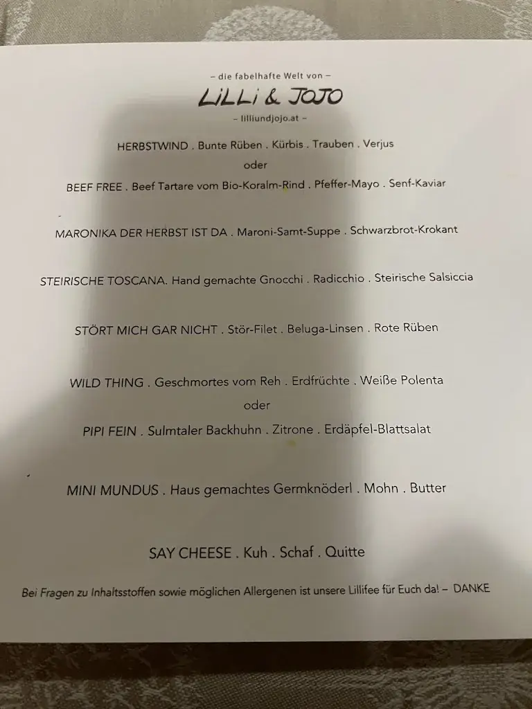 Menu_Die fabelhafte Welt von LILLI & JOJO_Gamlitz_image_2