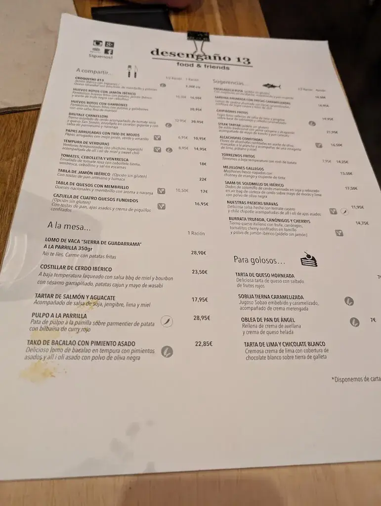 Menu_Desengaño 13: Restaurante de fusión en Malasaña_Gasen_image_1