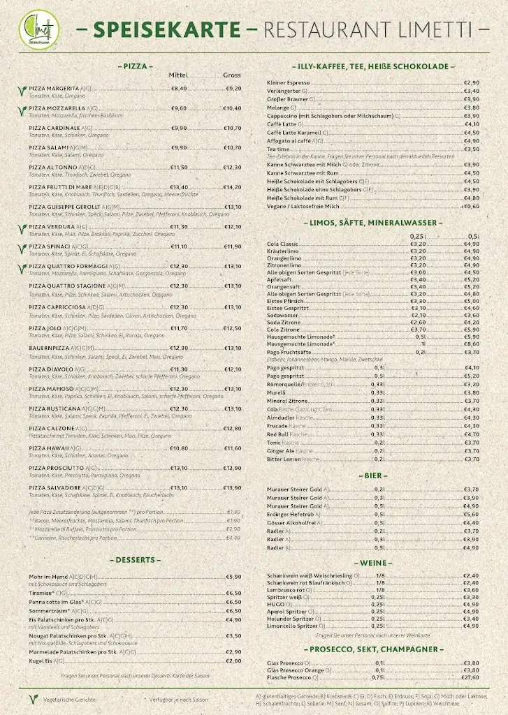 Menu_Restaurant Limetti_Politischer Bezirk Oberwart_image_1