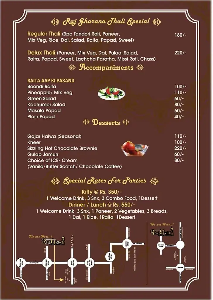 Menu_RajGharana: The Heritage Food Villa_Garanas_image_2