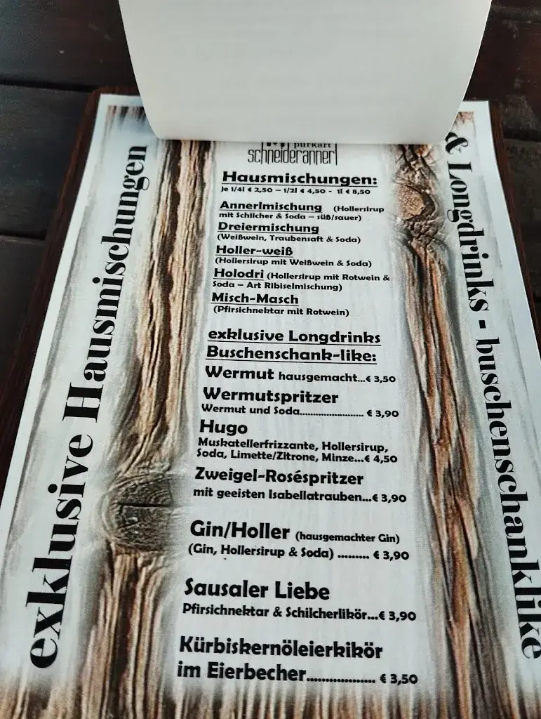 Menu_KOLB Purkart Weingut- tavern Schneiderannerl_Gleinstätten_image_1