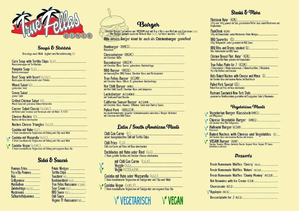 Menu_True Fellas Diner_Gleisdorf_immagine_1