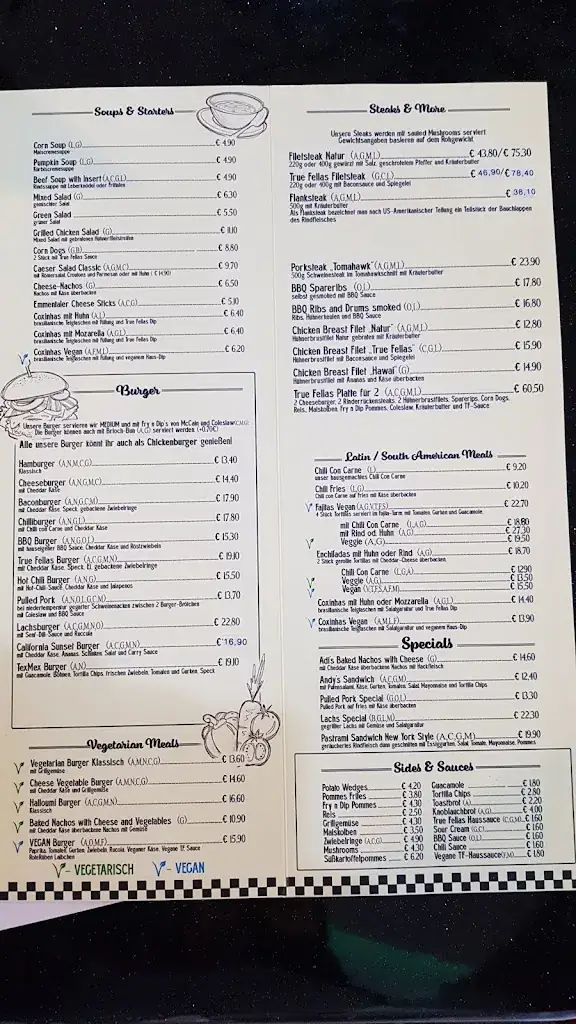 Menu_True Fellas Diner_Gleisdorf_immagine_3