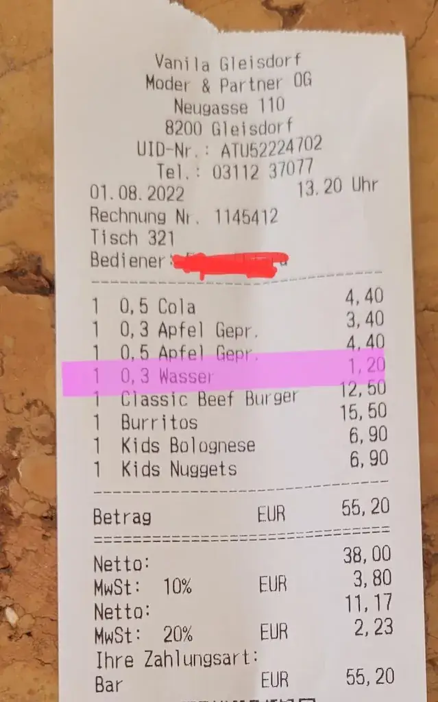 Menu_VANILA Gleisdorf_Gleisdorf_immagine_2